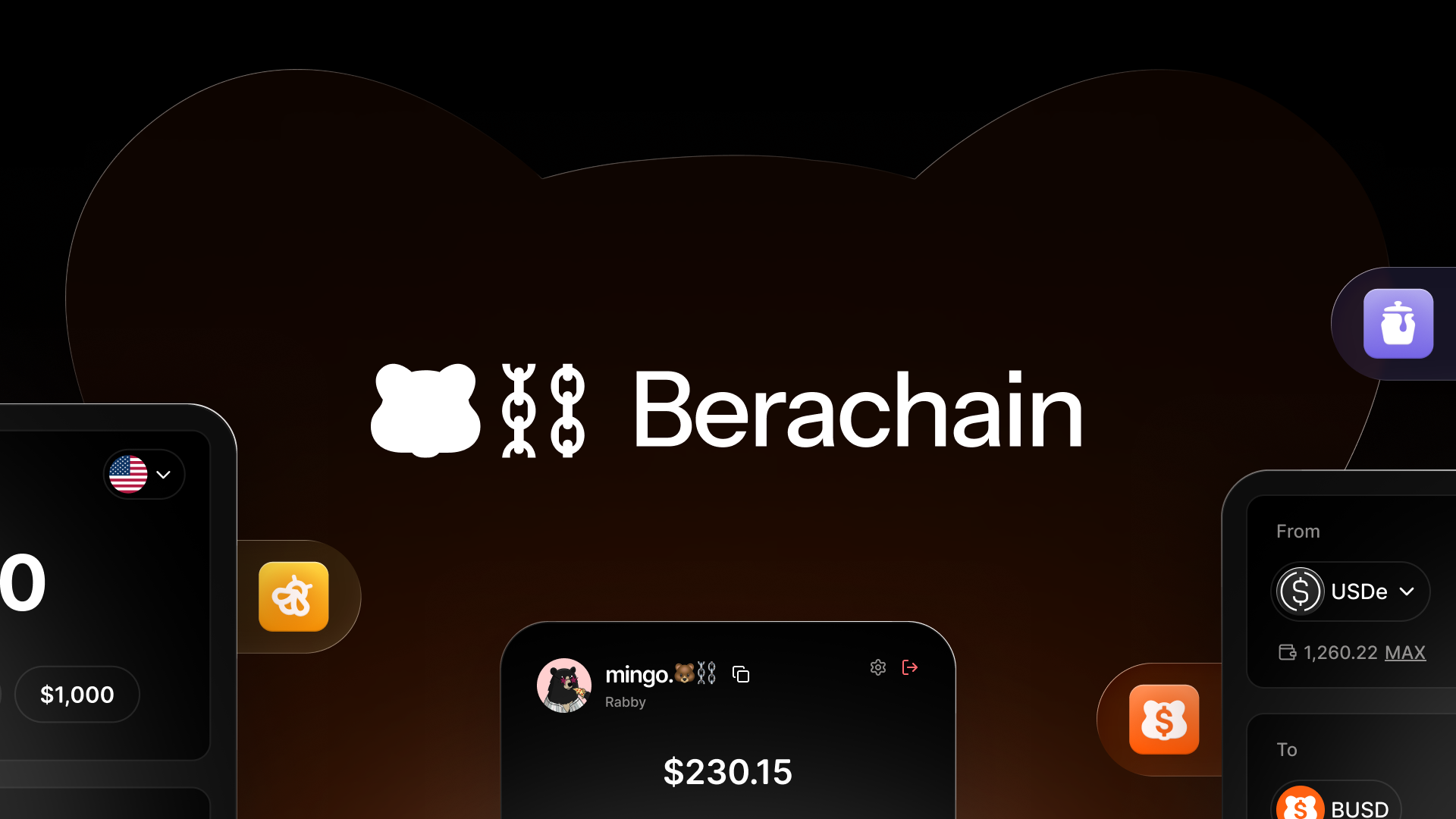 Berachain landing page hero section